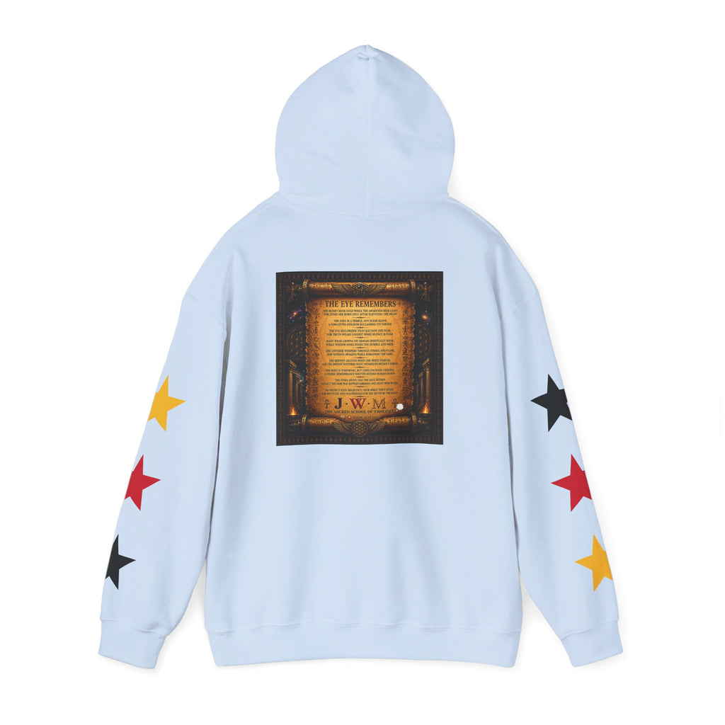 Eye of Providence Star Sleeve Hoodie — Vintage Occult Symbol Pullover