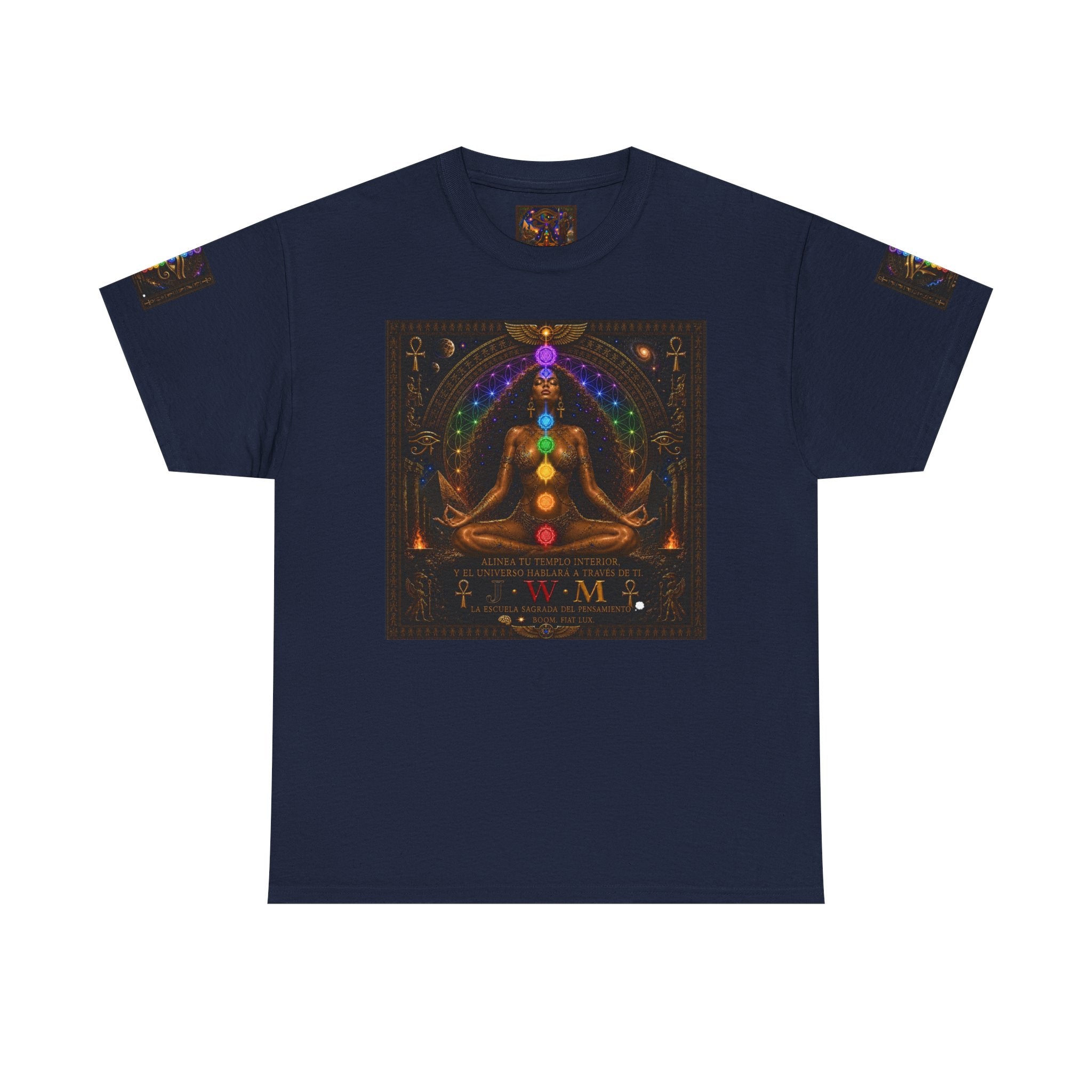 Chakra Meditation T-Shirt — Colorful Yoga Energy Alignment Tee