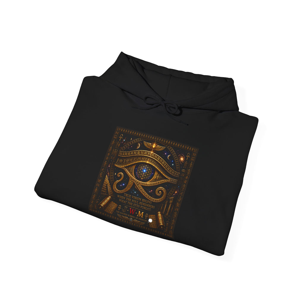 Eye of Providence Star Sleeve Hoodie — Vintage Occult Symbol Pullover