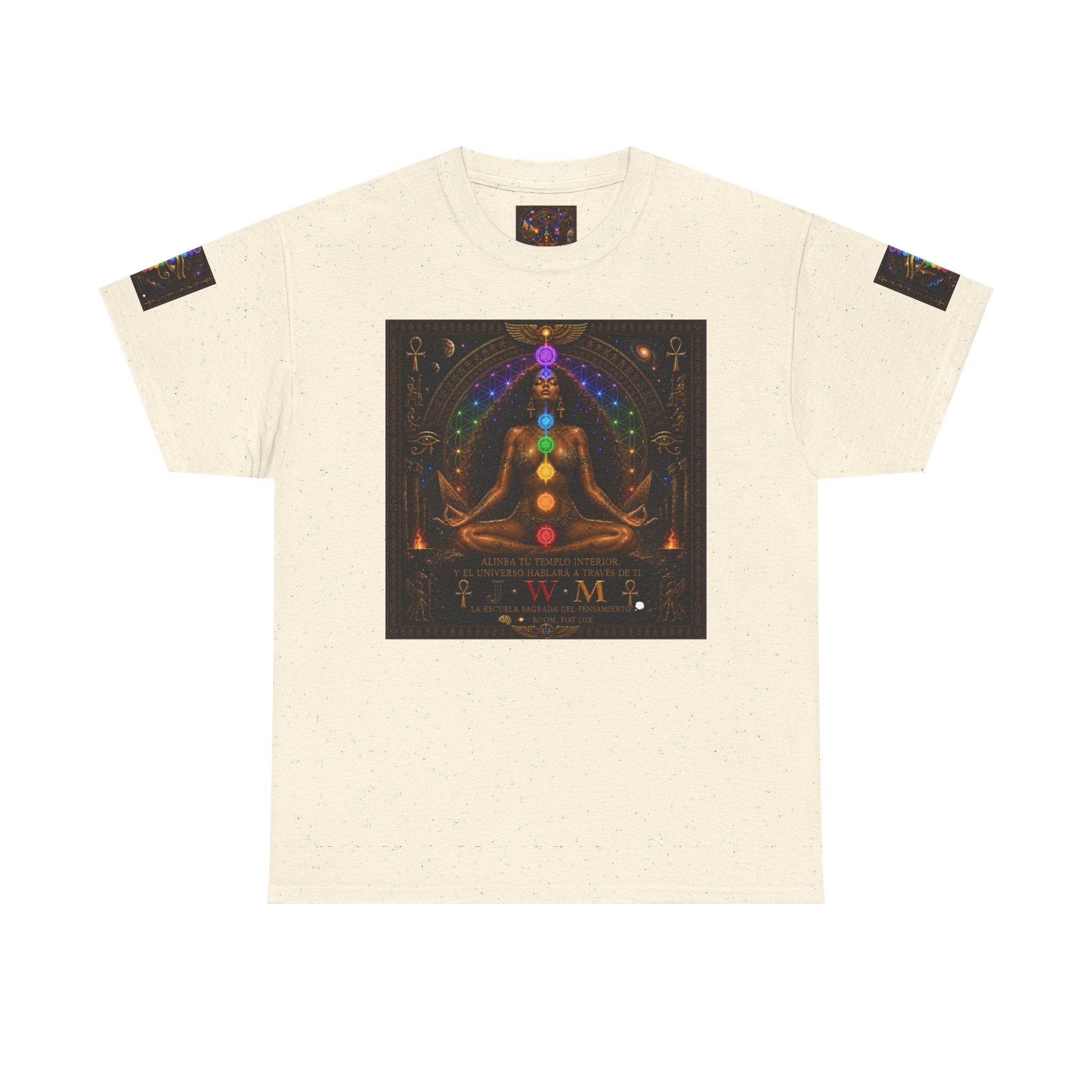 Chakra Meditation T-Shirt — Colorful Yoga Energy Alignment Tee