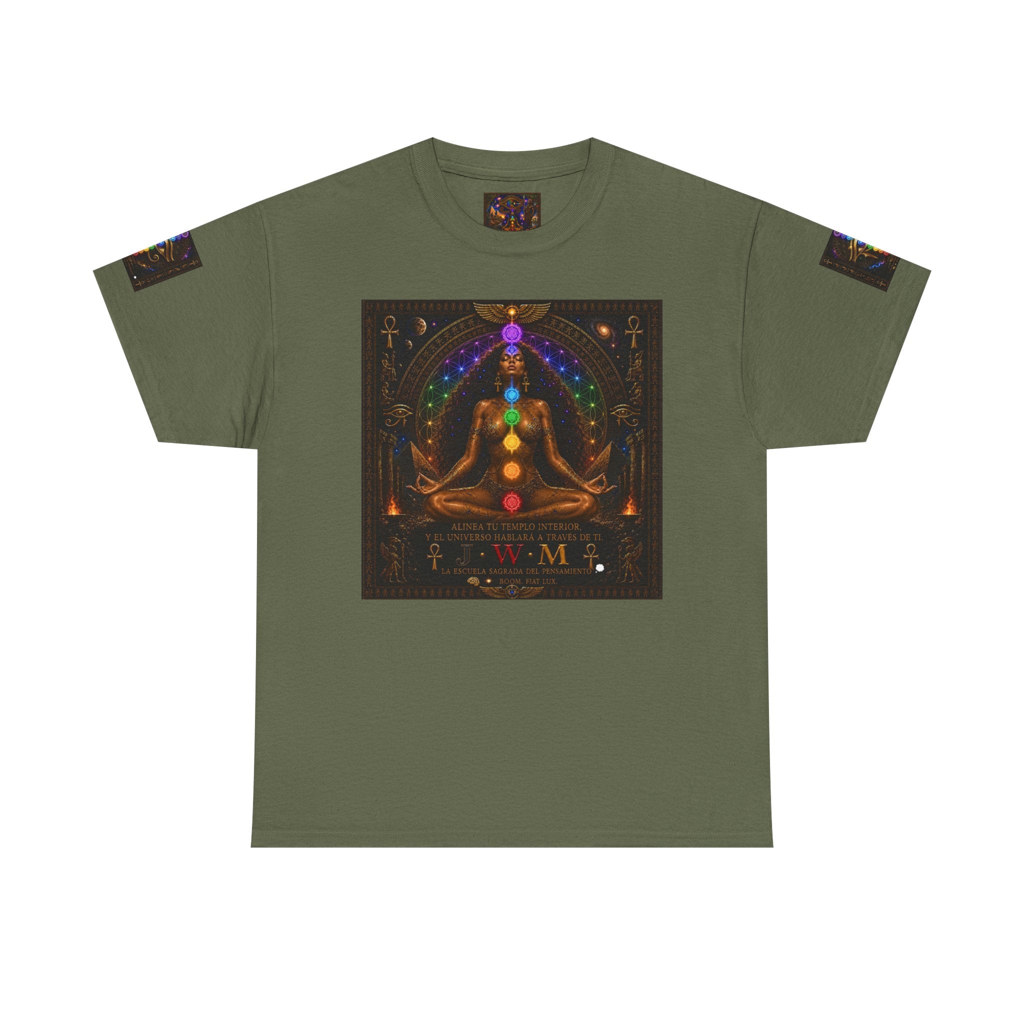 Chakra Meditation T-Shirt — Colorful Yoga Energy Alignment Tee