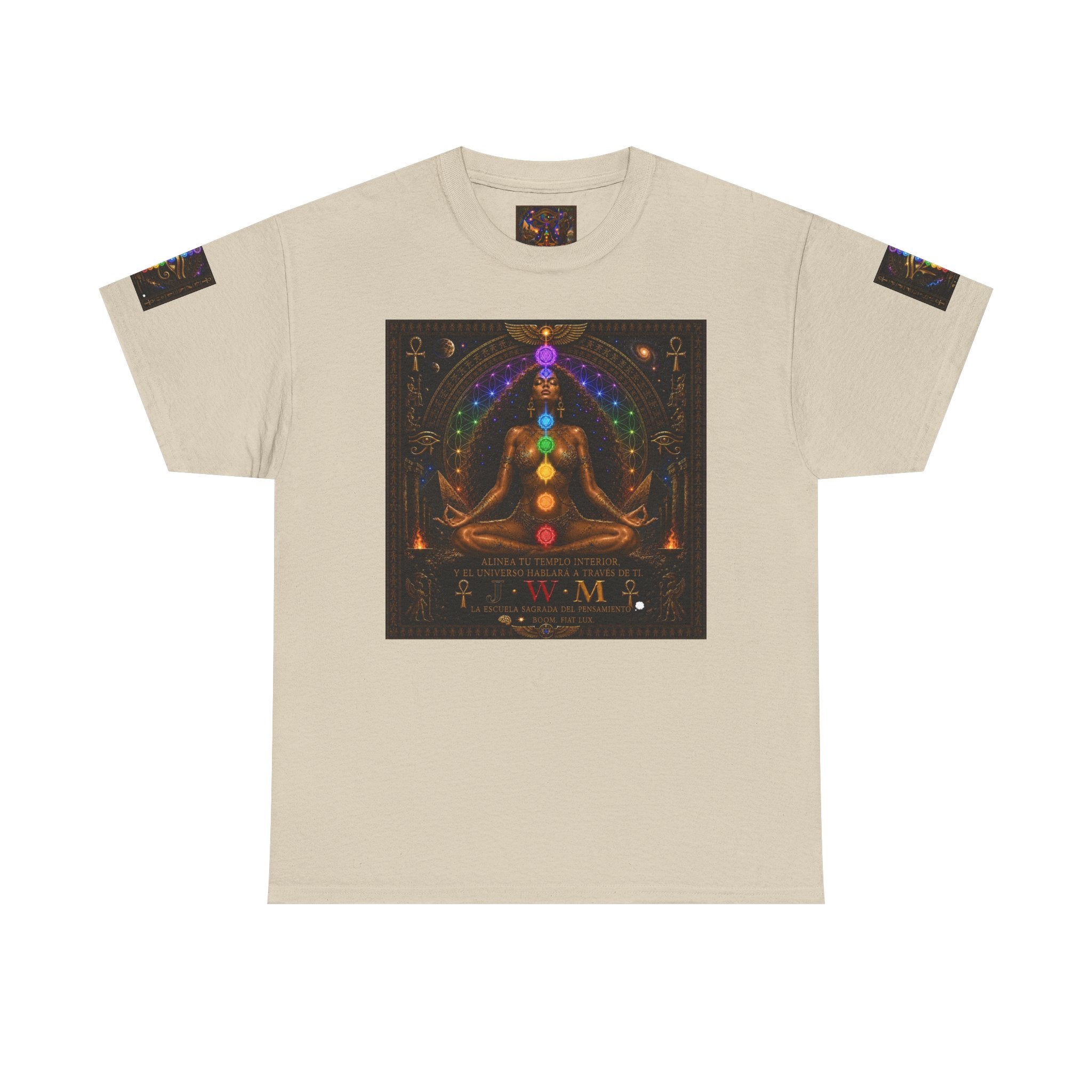 Chakra Meditation T-Shirt — Colorful Yoga Energy Alignment Tee