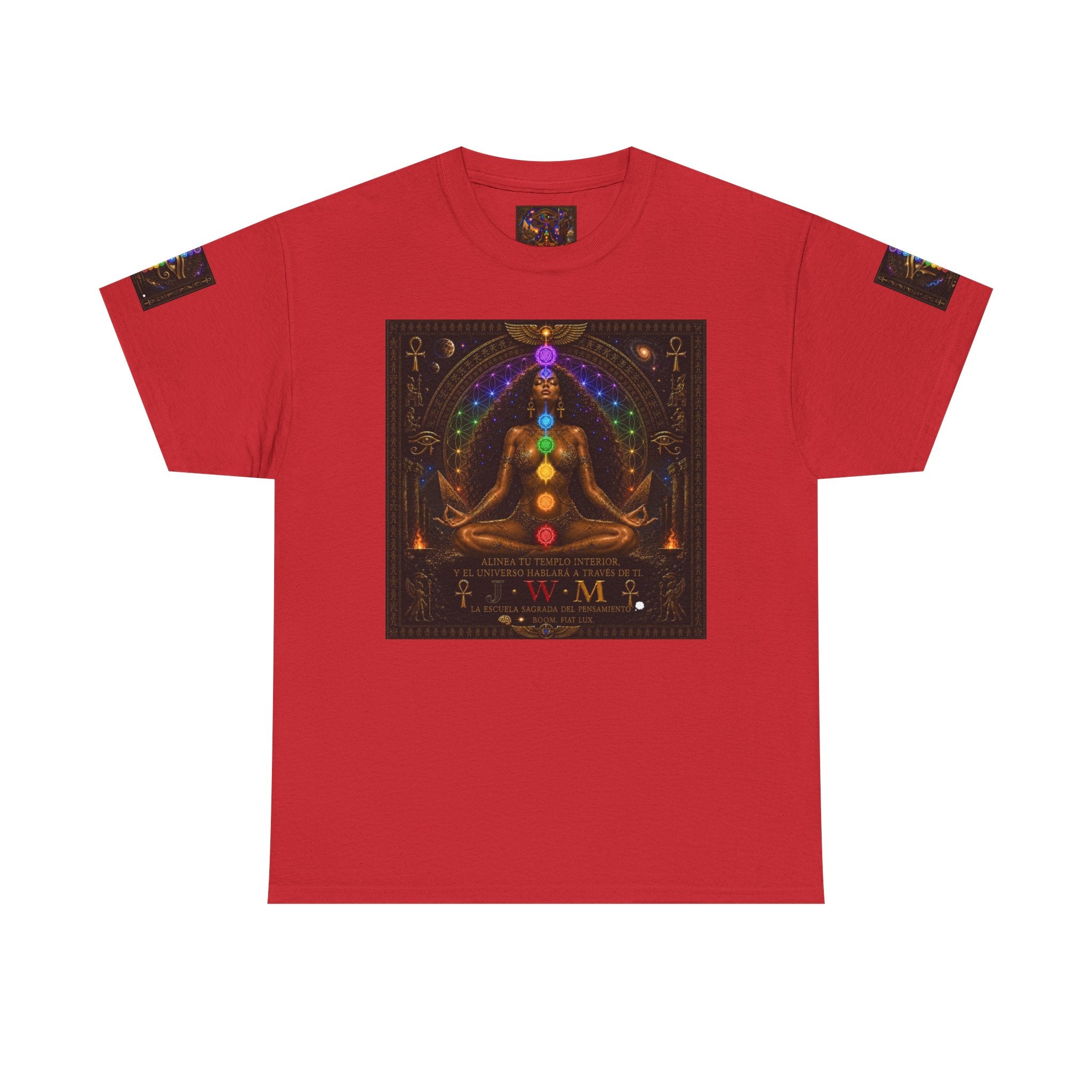 Chakra Meditation T-Shirt — Colorful Yoga Energy Alignment Tee