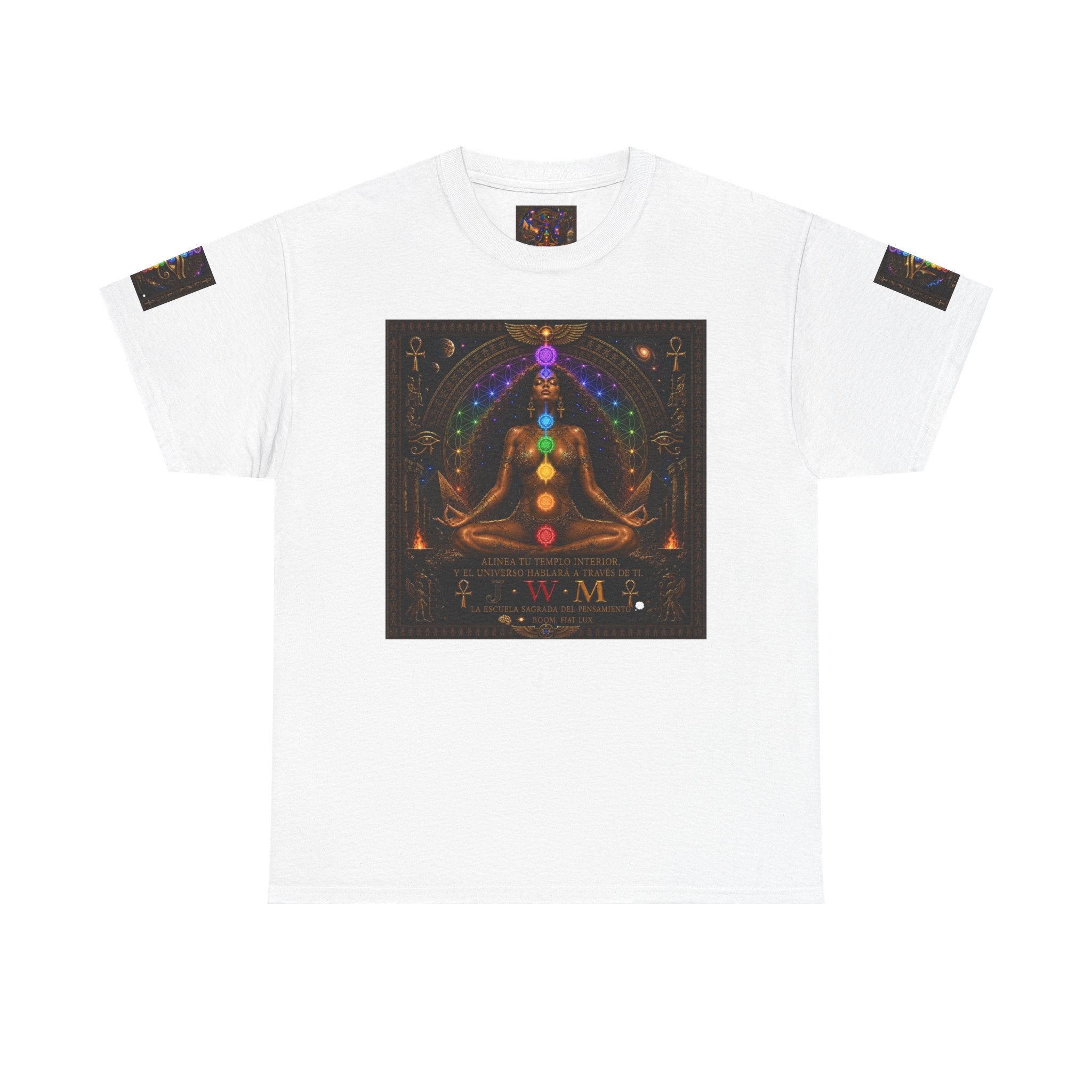 Chakra Meditation T-Shirt — Colorful Yoga Energy Alignment Tee