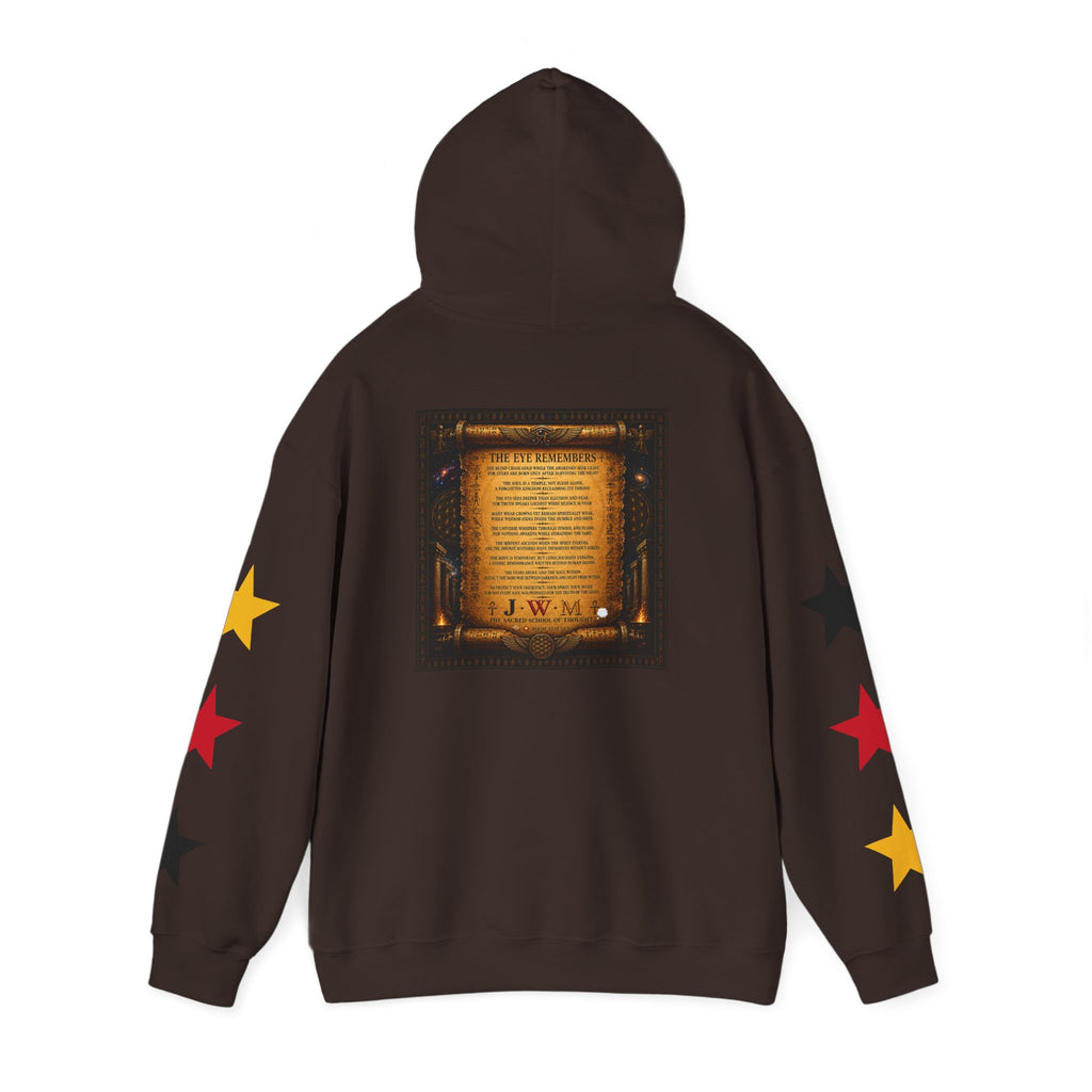 Eye of Providence Star Sleeve Hoodie — Vintage Occult Symbol Pullover