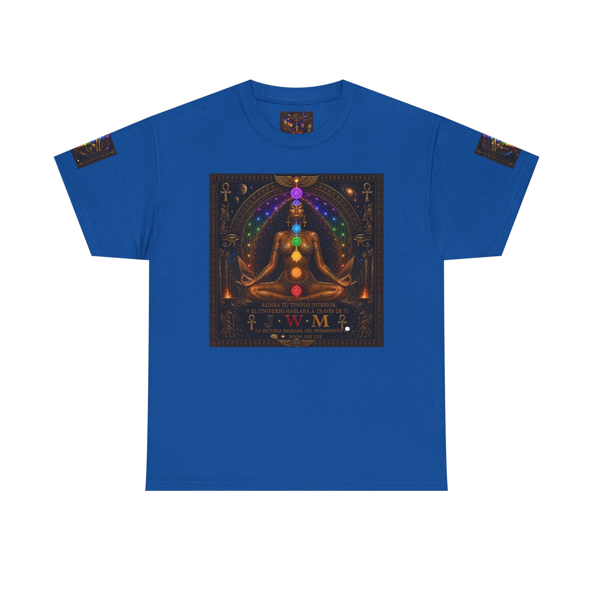Chakra Meditation T-Shirt — Colorful Yoga Energy Alignment Tee