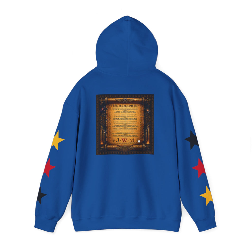 Eye of Providence Star Sleeve Hoodie — Vintage Occult Symbol Pullover