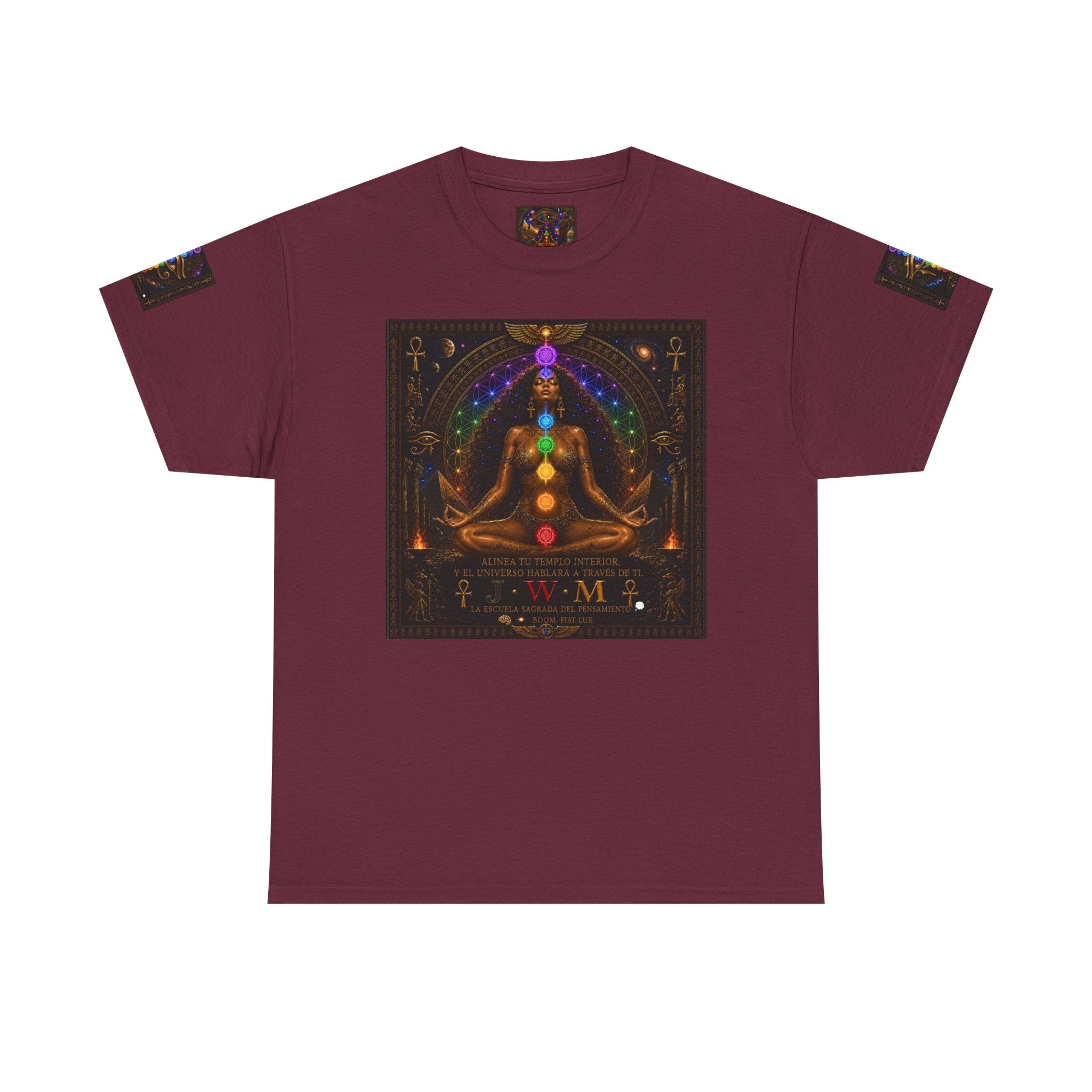 Chakra Meditation T-Shirt — Colorful Yoga Energy Alignment Tee
