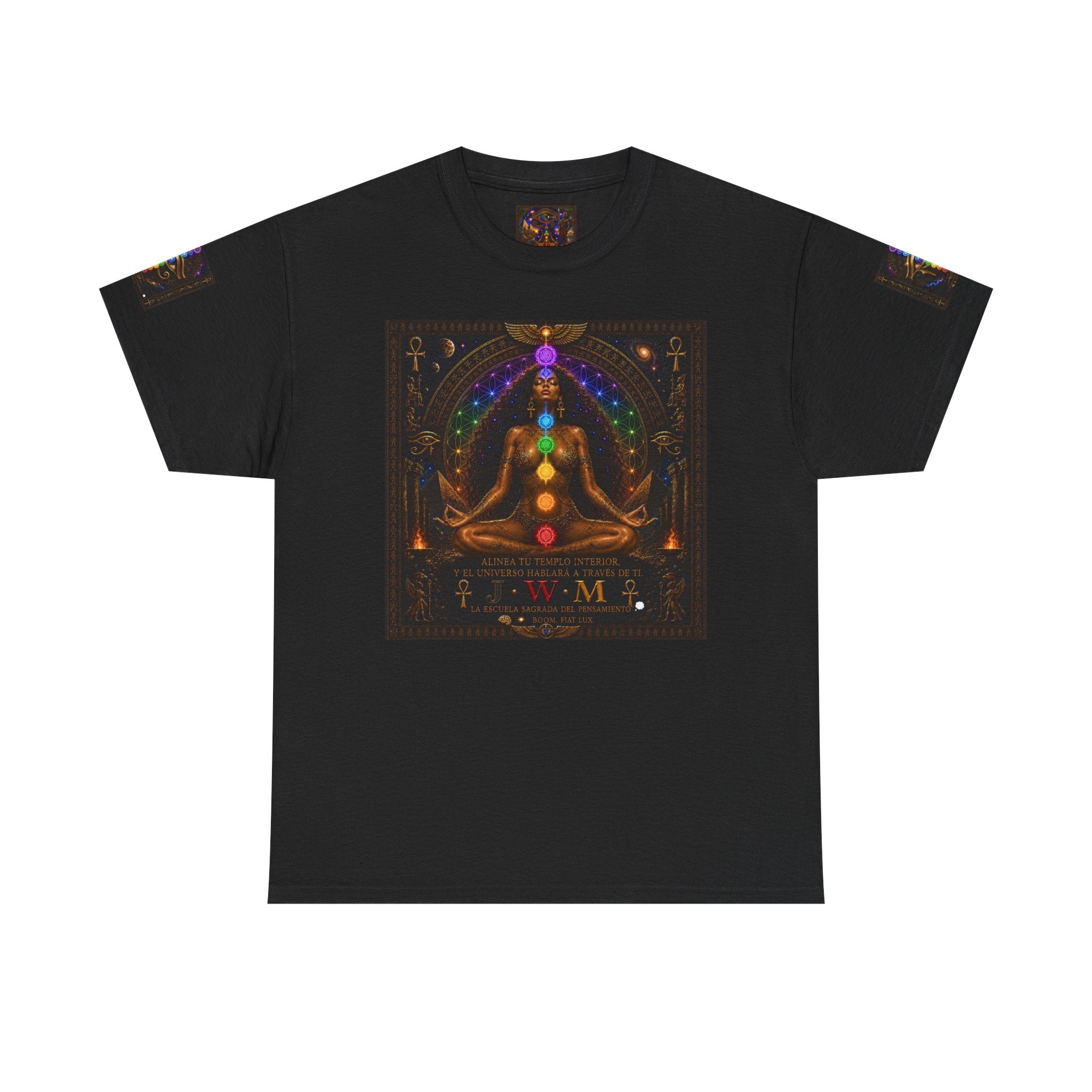 Chakra Meditation T-Shirt — Colorful Yoga Energy Alignment Tee
