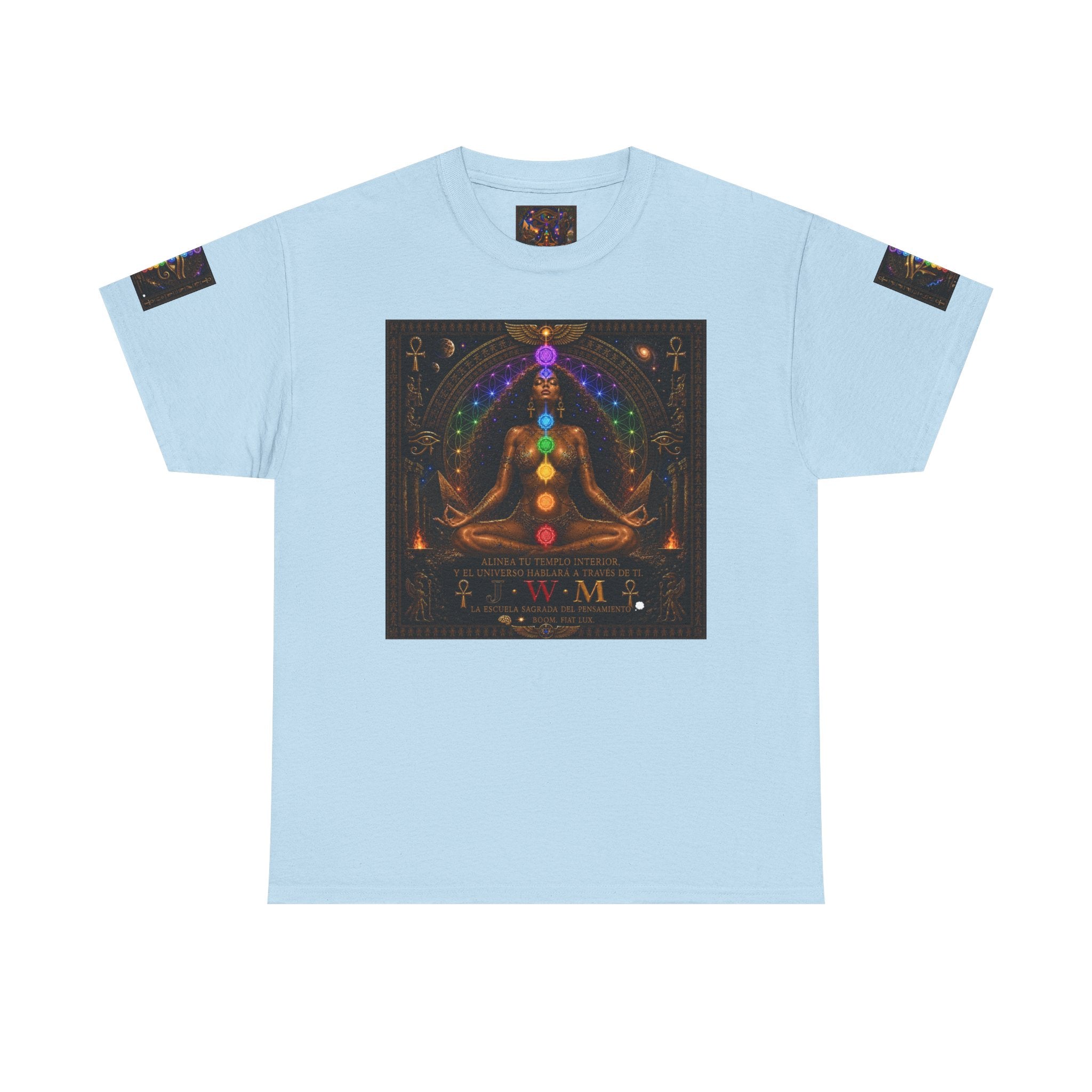 Chakra Meditation T-Shirt — Colorful Yoga Energy Alignment Tee