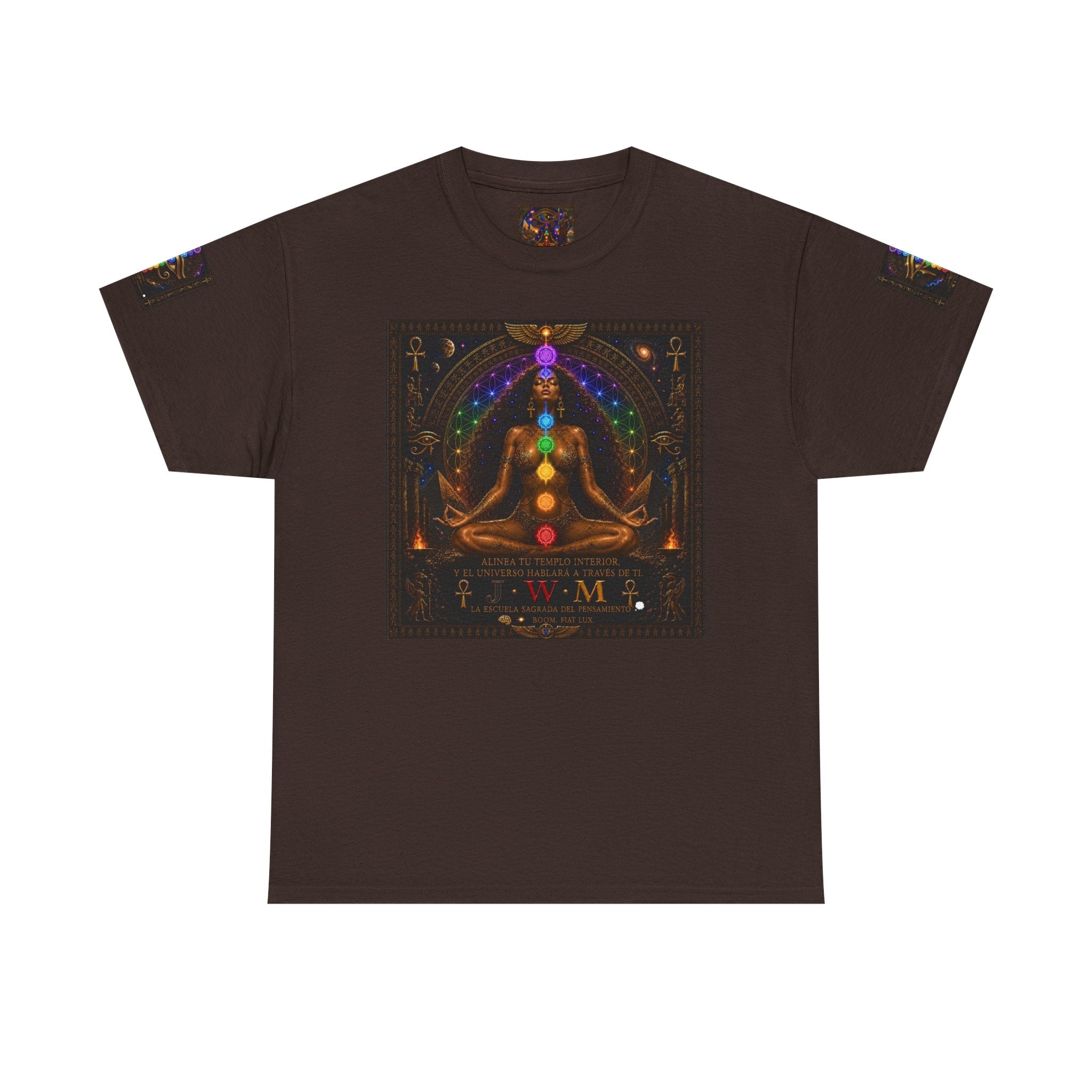 Chakra Meditation T-Shirt — Colorful Yoga Energy Alignment Tee