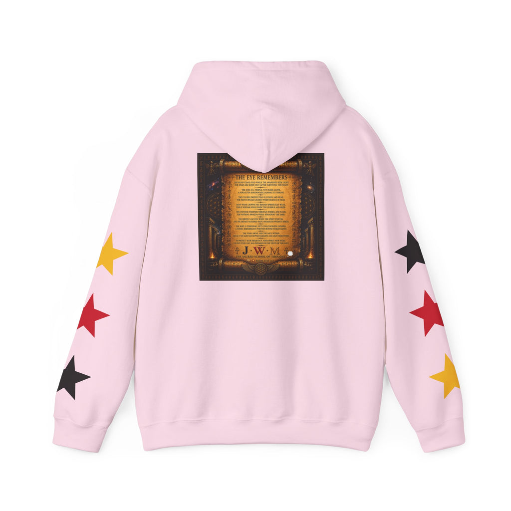 Eye of Providence Star Sleeve Hoodie — Vintage Occult Symbol Pullover