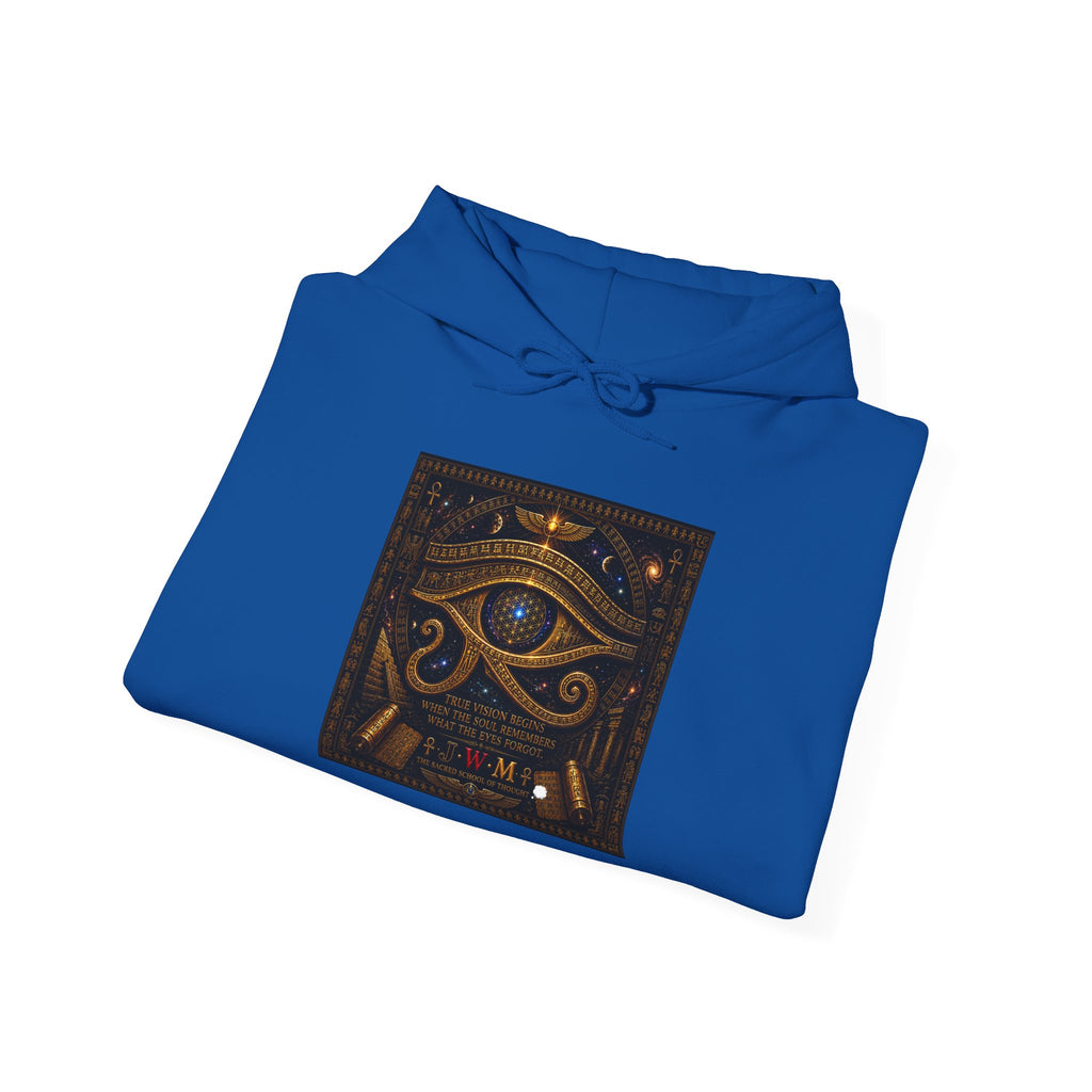 Eye of Providence Star Sleeve Hoodie — Vintage Occult Symbol Pullover