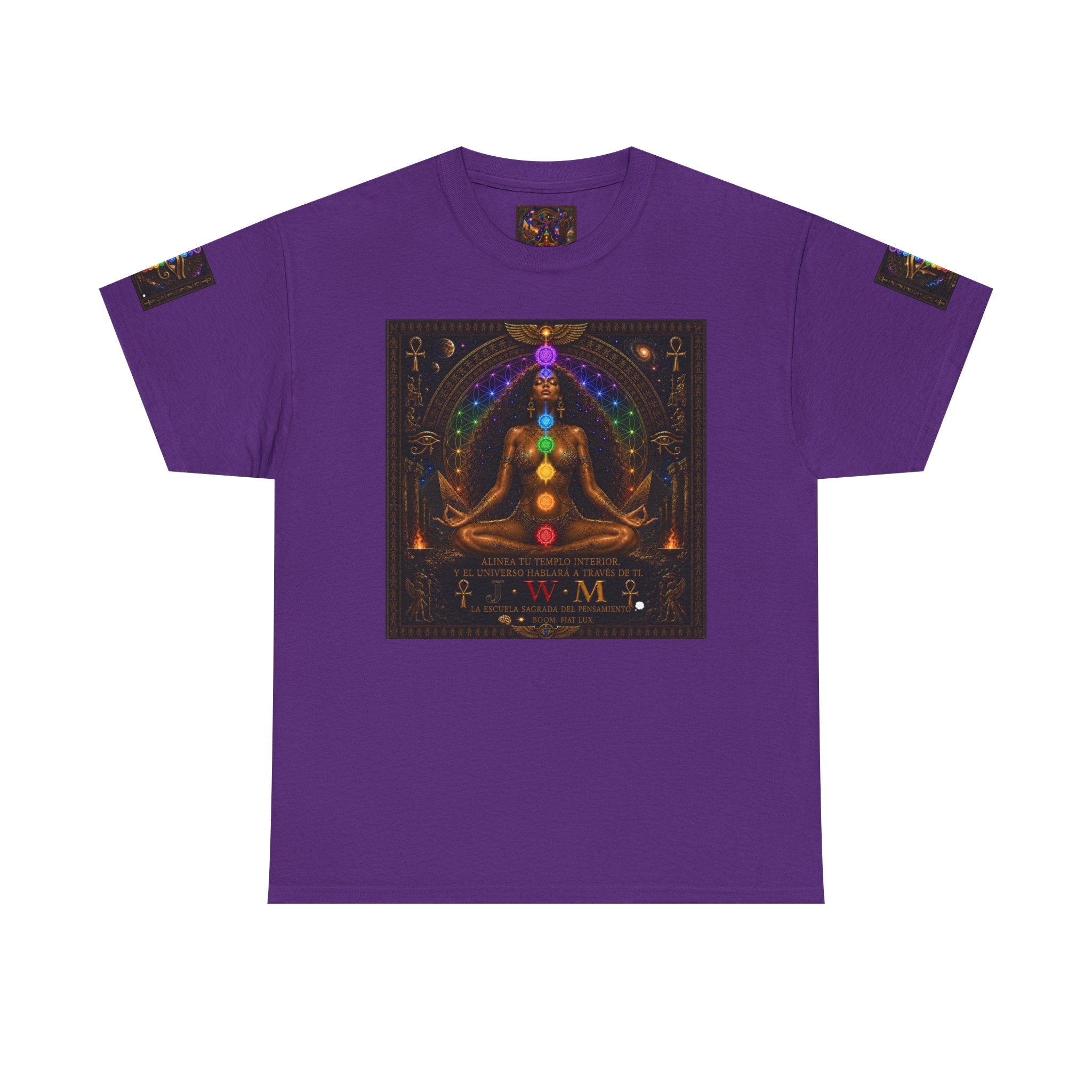 Chakra Meditation T-Shirt — Colorful Yoga Energy Alignment Tee