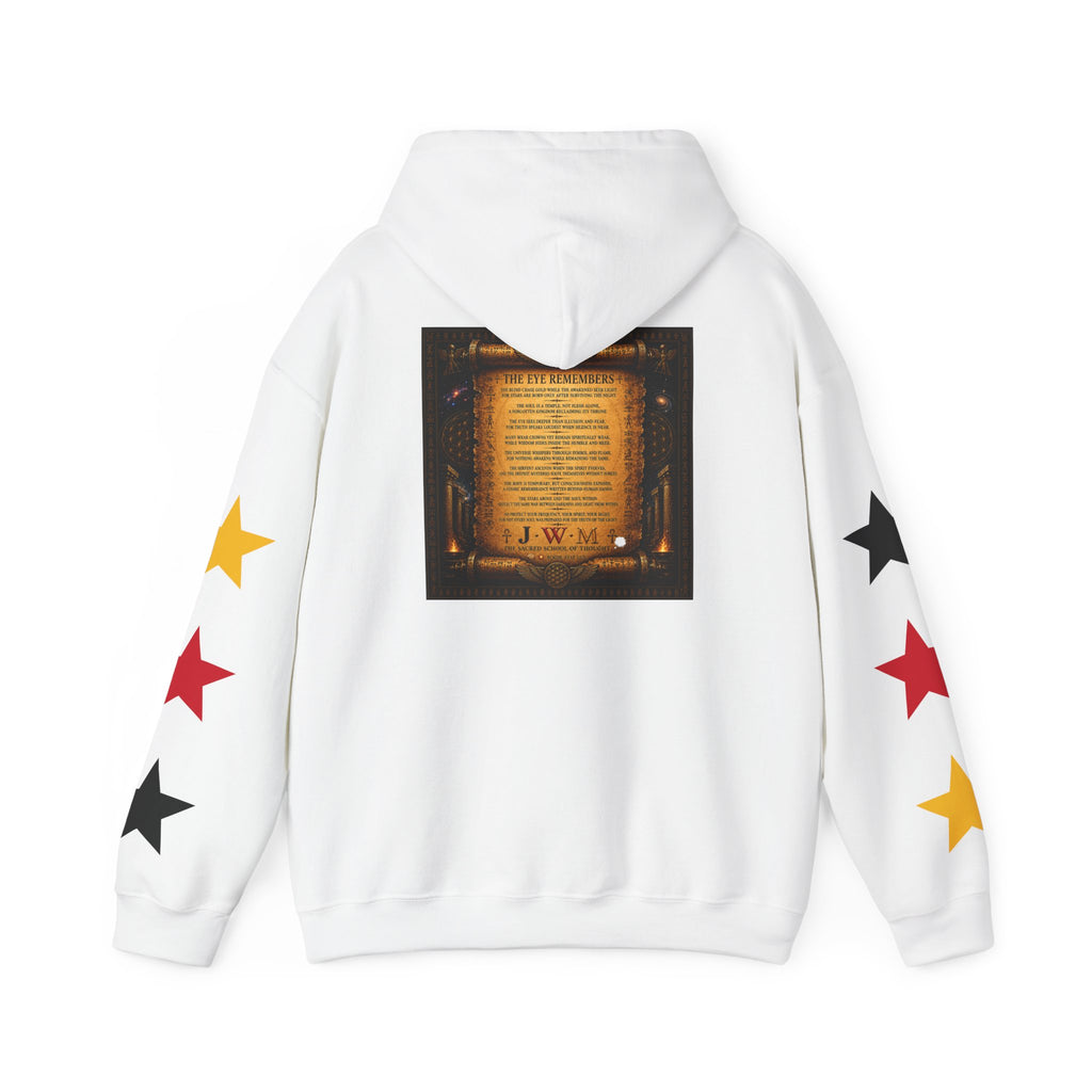 Eye of Providence Star Sleeve Hoodie — Vintage Occult Symbol Pullover