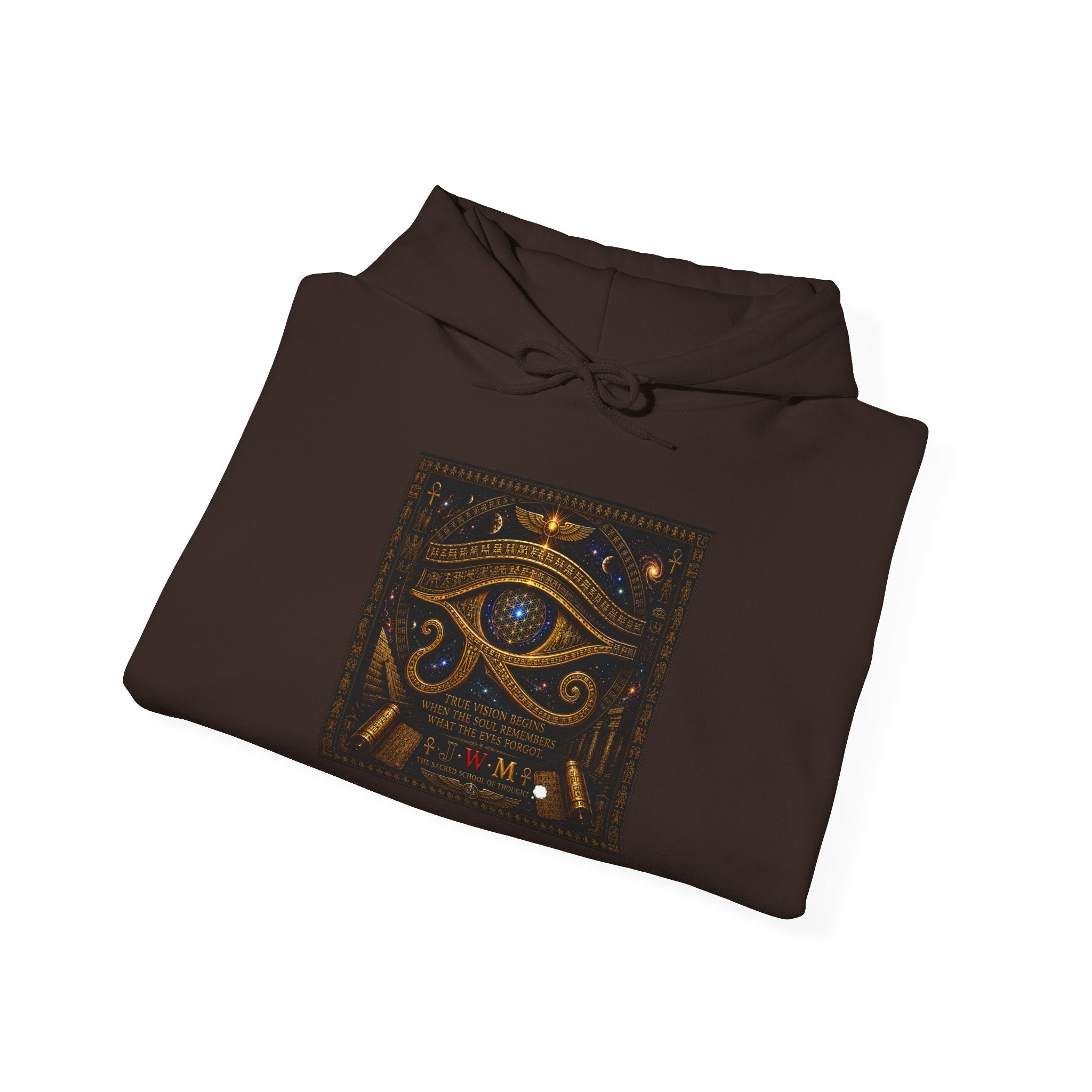 Eye of Providence Star Sleeve Hoodie — Vintage Occult Symbol Pullover