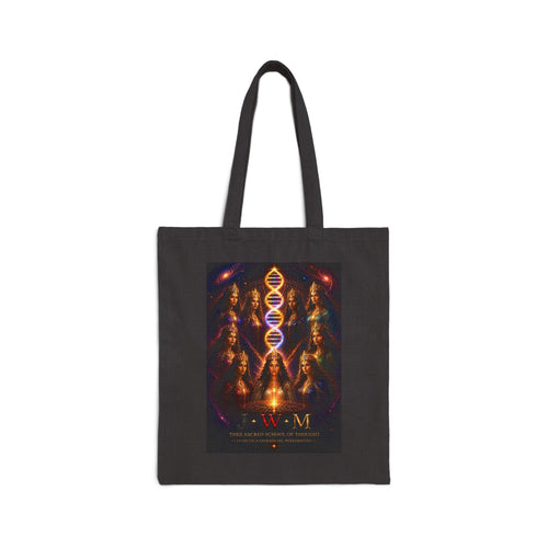 Divine Feminine Esoteric Tote — "Consejo de los Nueve" Cotton Canvas Bag