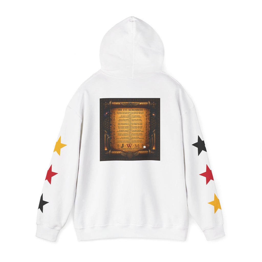 Eye of Providence Star Sleeve Hoodie — Vintage Occult Symbol Pullover