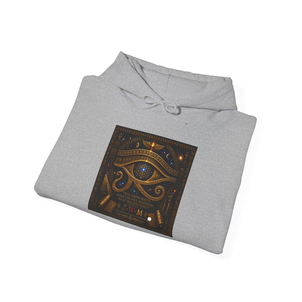 Eye of Providence Star Sleeve Hoodie — Vintage Occult Symbol Pullover
