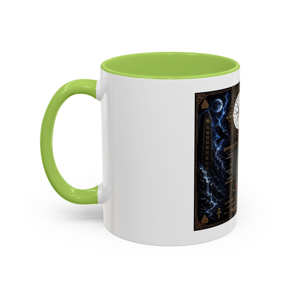 Vegvísir Protection Coffee Mug — Nordic Runic Compass Design (11/15oz)