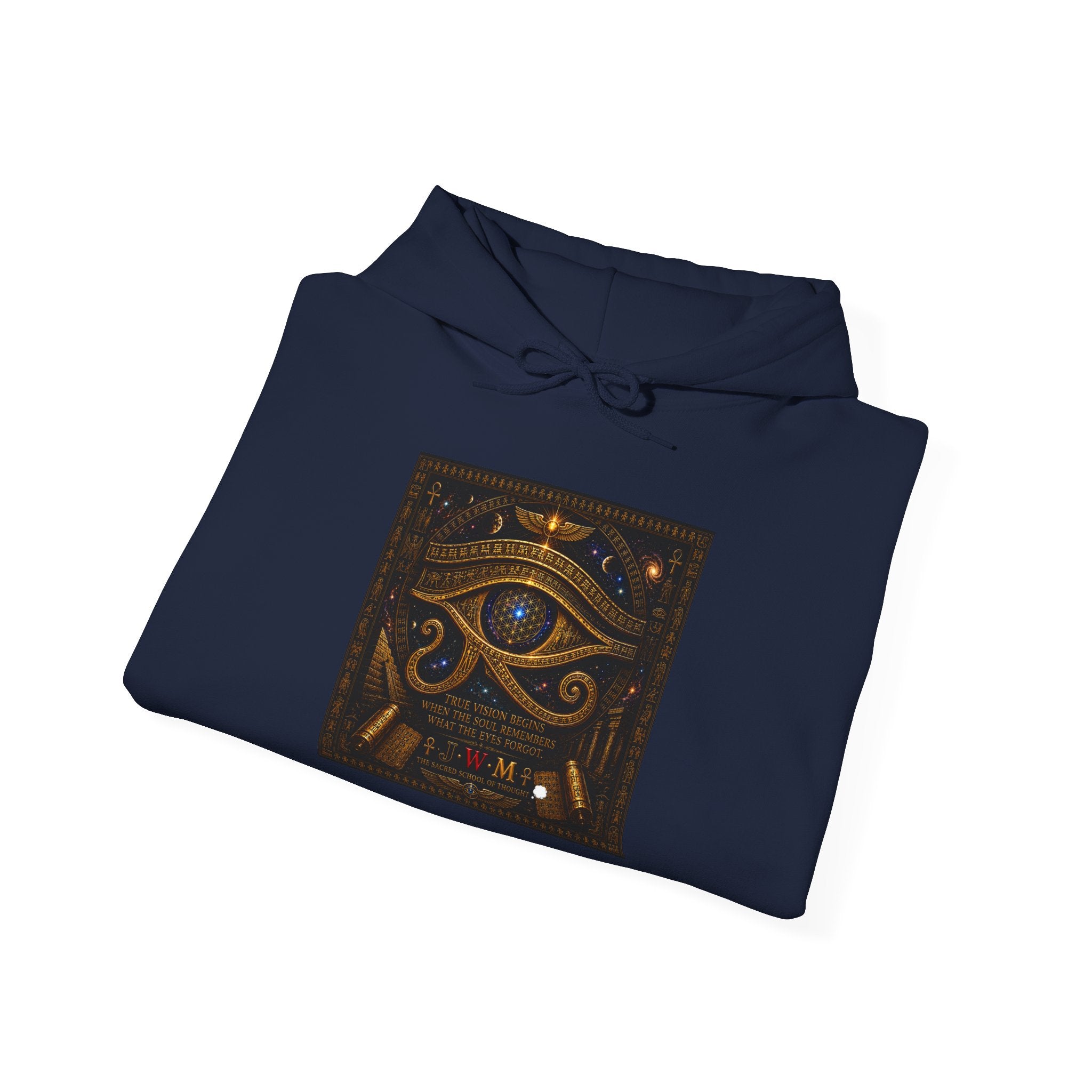 Eye of Providence Star Sleeve Hoodie — Vintage Occult Symbol Pullover