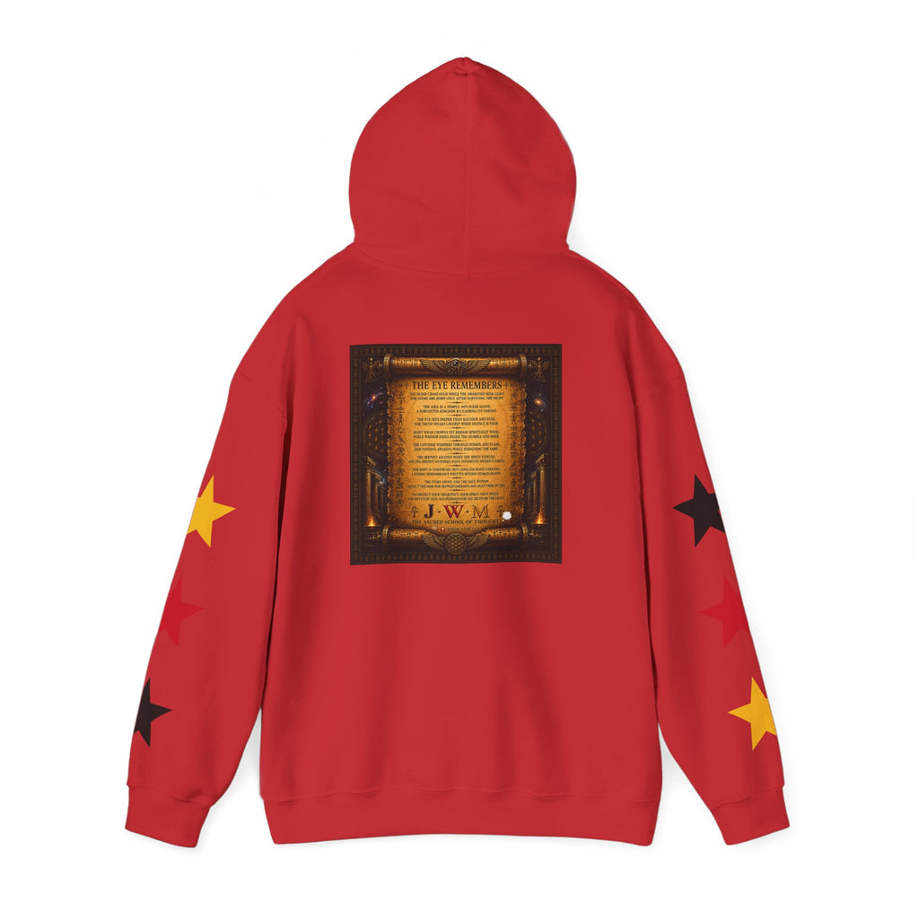 Eye of Providence Star Sleeve Hoodie — Vintage Occult Symbol Pullover