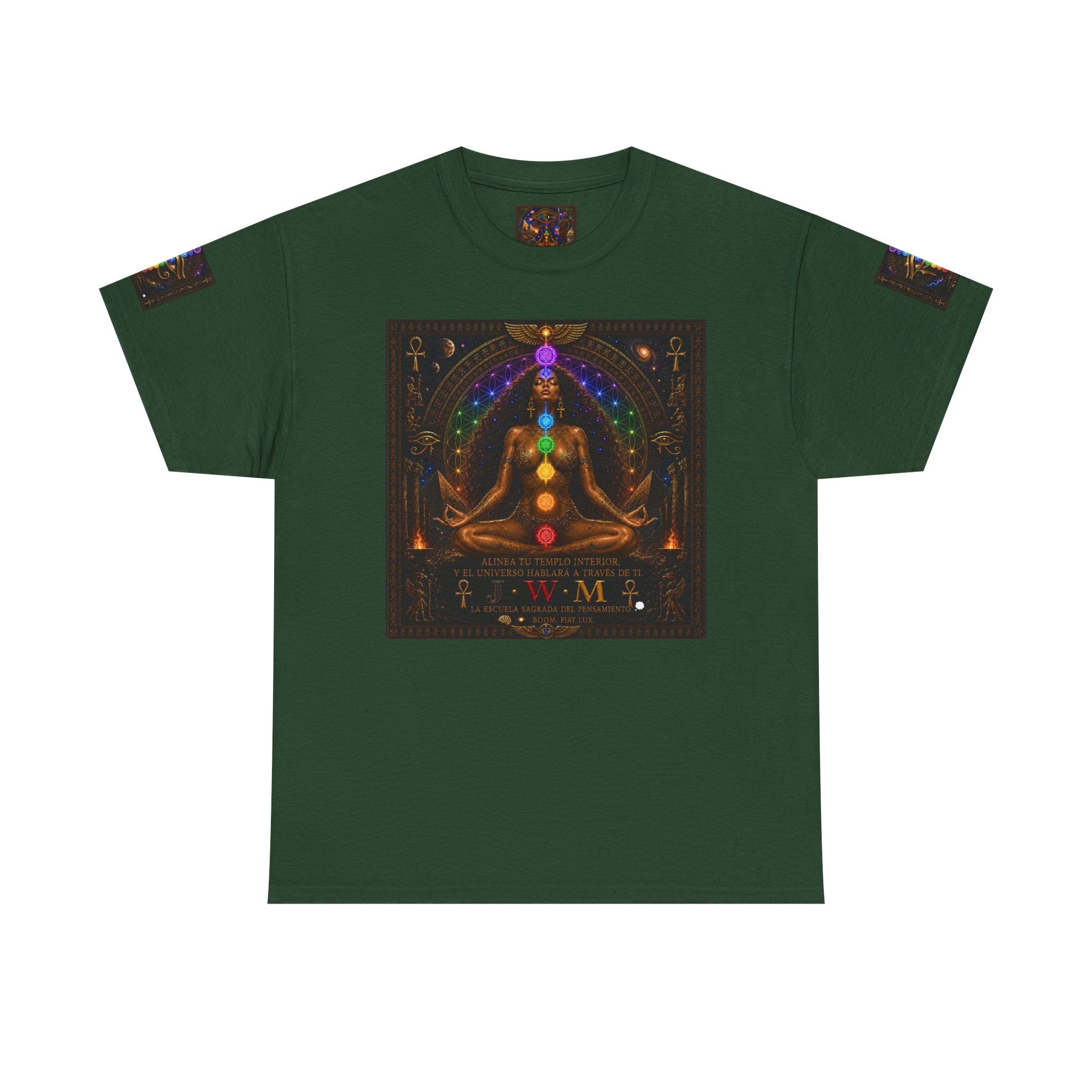 Chakra Meditation T-Shirt — Colorful Yoga Energy Alignment Tee
