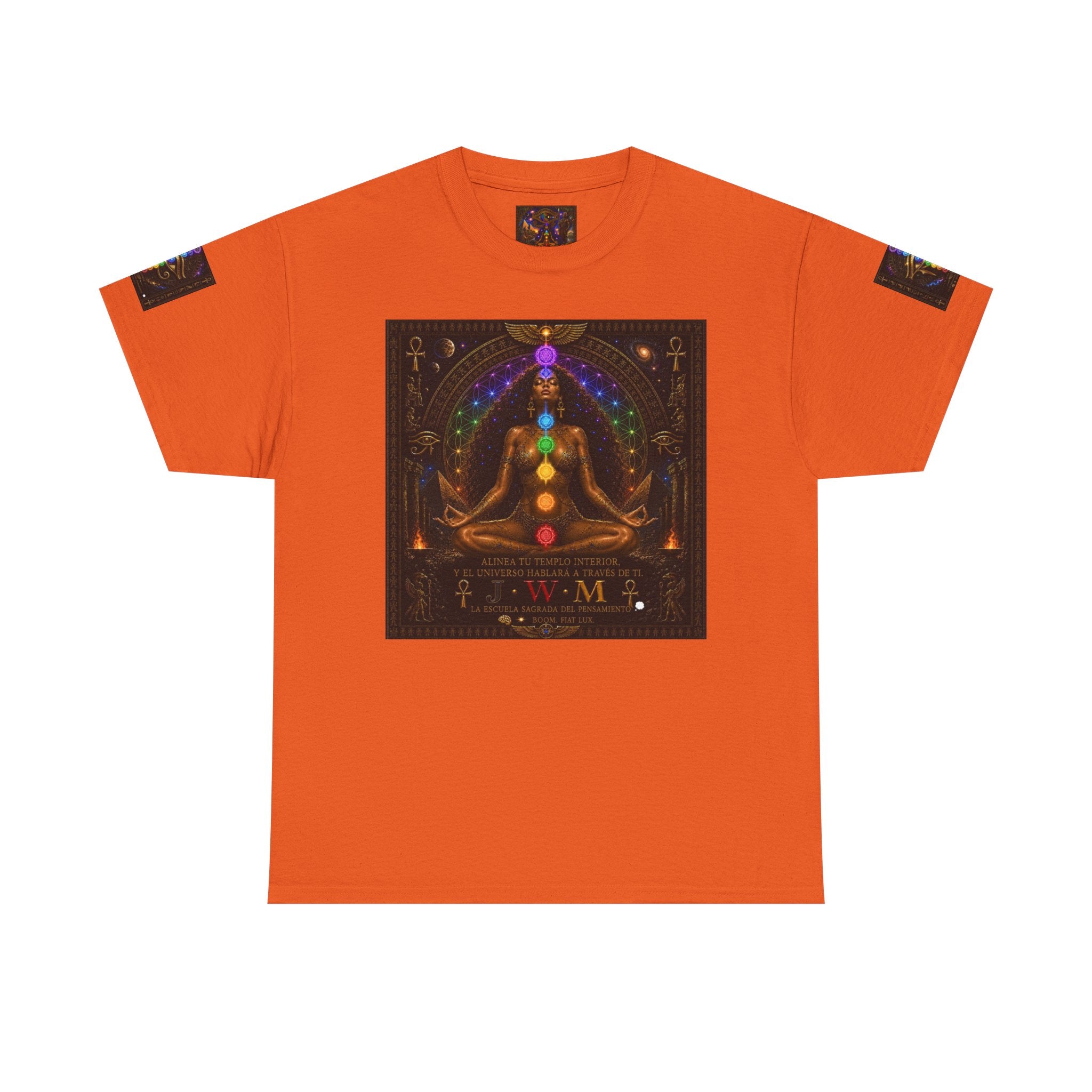 Chakra Meditation T-Shirt — Colorful Yoga Energy Alignment Tee
