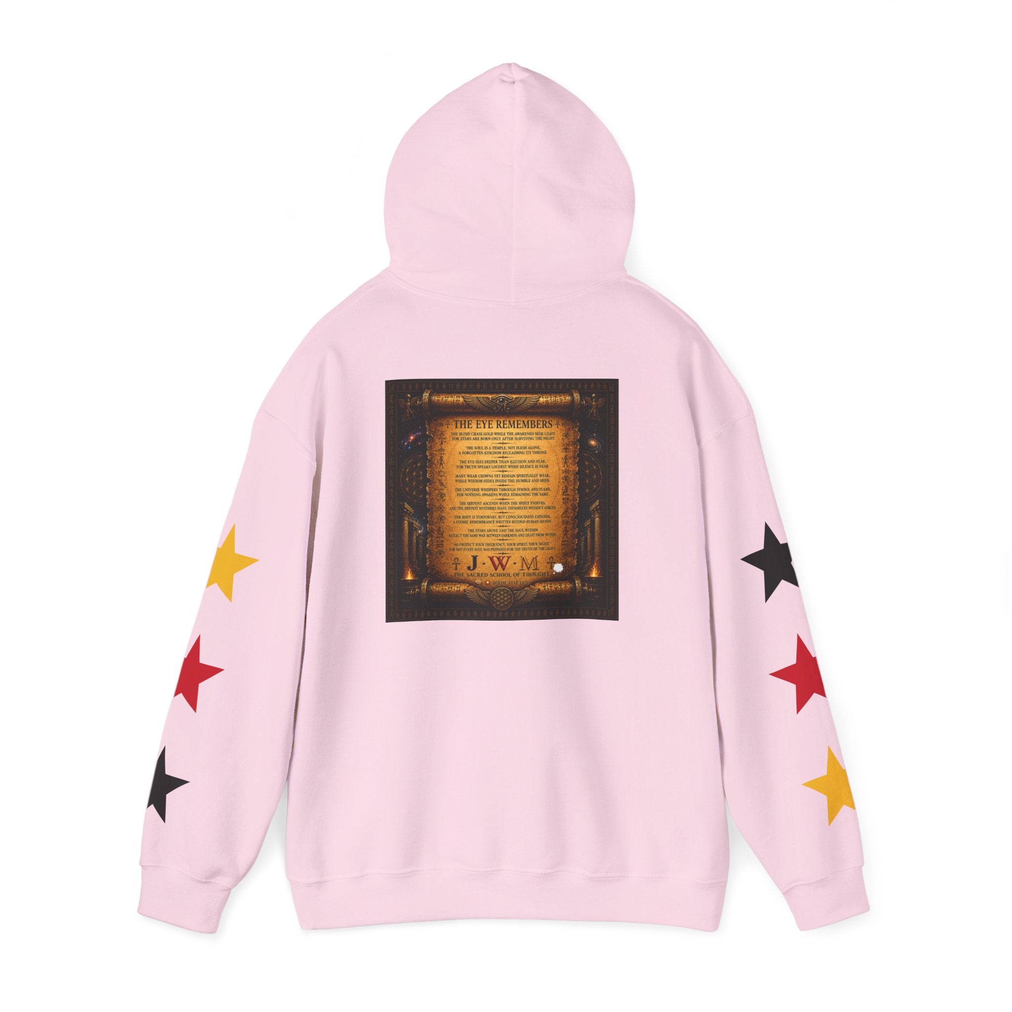 Eye of Providence Star Sleeve Hoodie — Vintage Occult Symbol Pullover