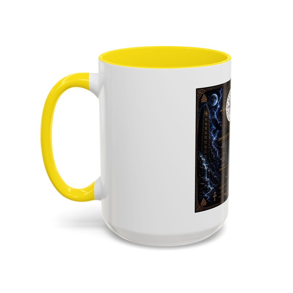 Vegvísir Protection Coffee Mug — Nordic Runic Compass Design (11/15oz)