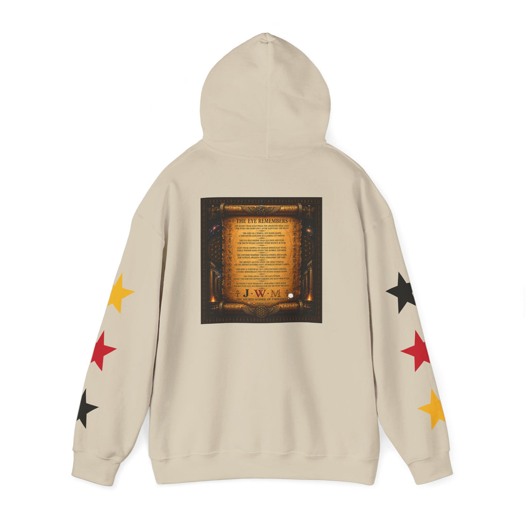 Eye of Providence Star Sleeve Hoodie — Vintage Occult Symbol Pullover