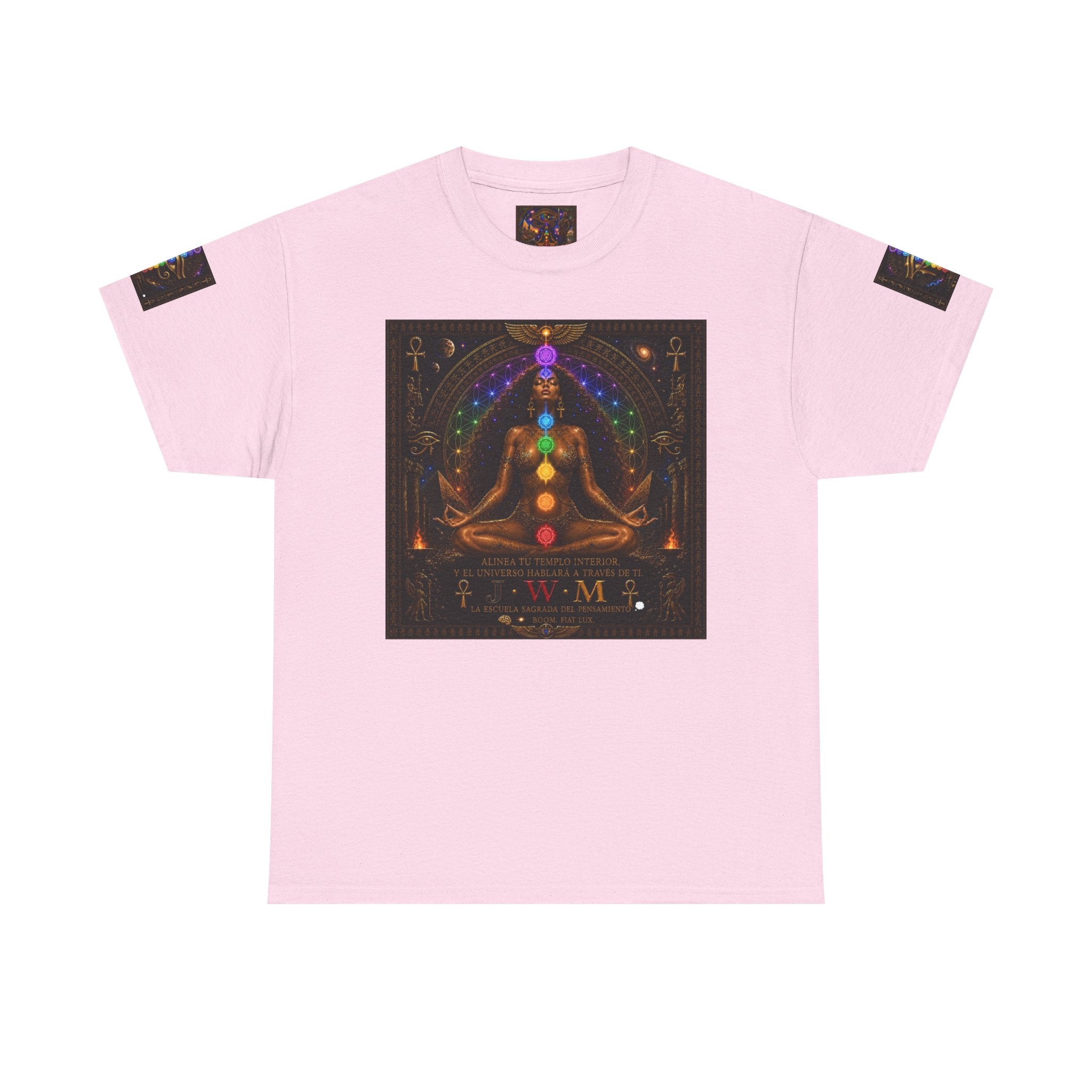 Chakra Meditation T-Shirt — Colorful Yoga Energy Alignment Tee