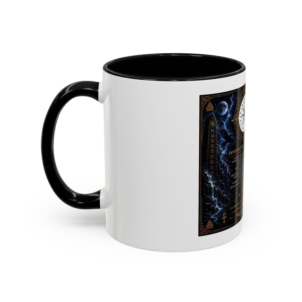 Vegvísir Protection Coffee Mug — Nordic Runic Compass Design (11/15oz)