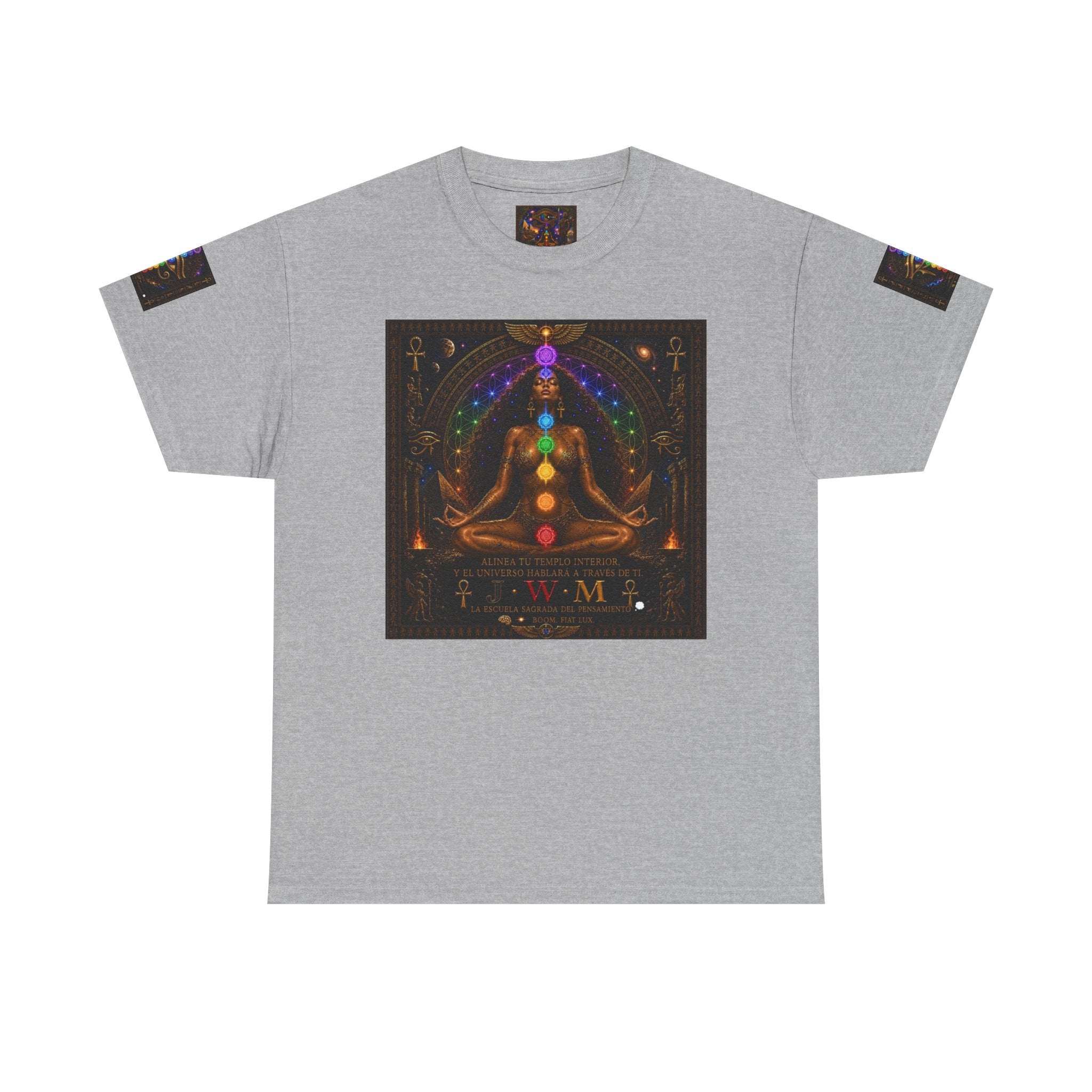 Chakra Meditation T-Shirt — Colorful Yoga Energy Alignment Tee