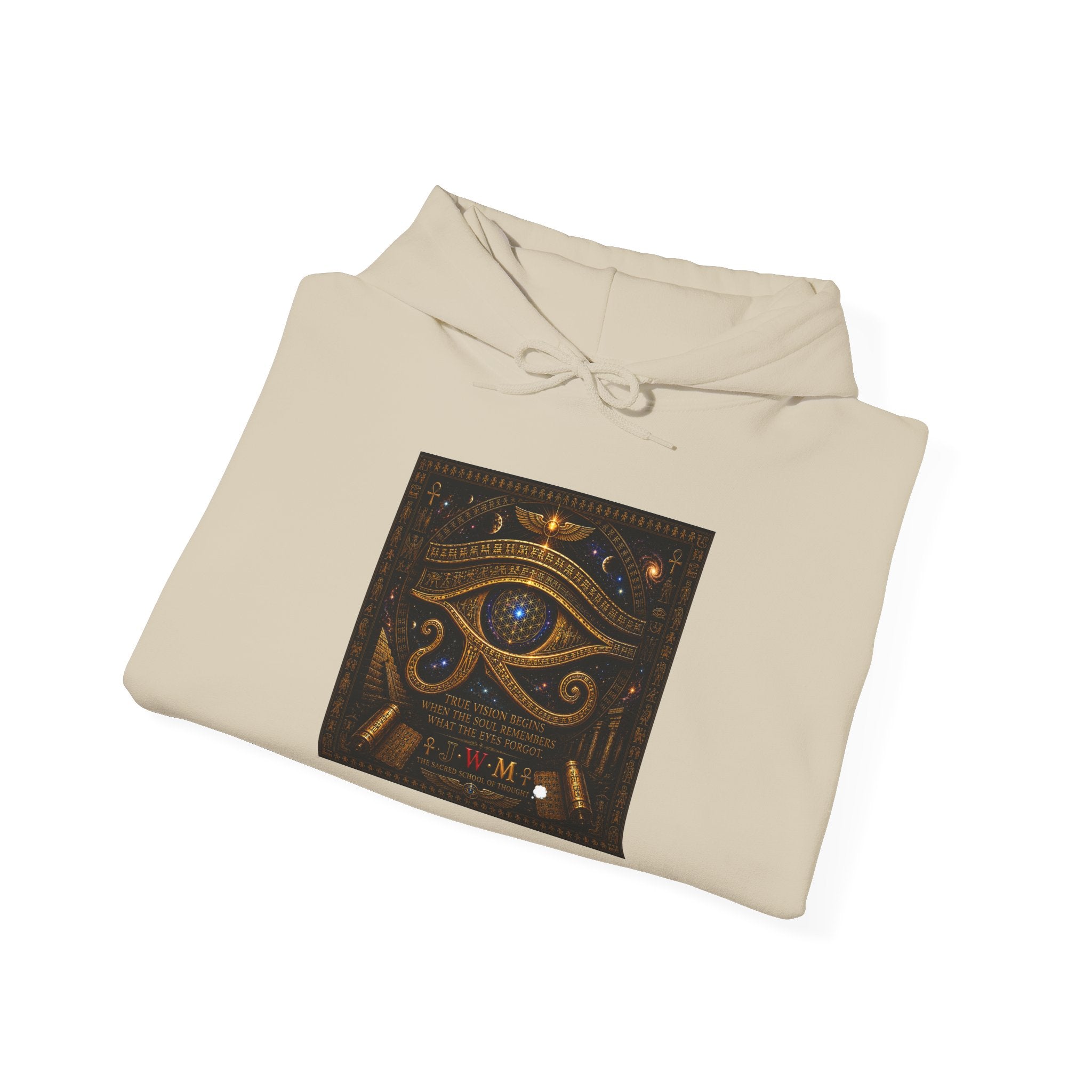 Eye of Providence Star Sleeve Hoodie — Vintage Occult Symbol Pullover