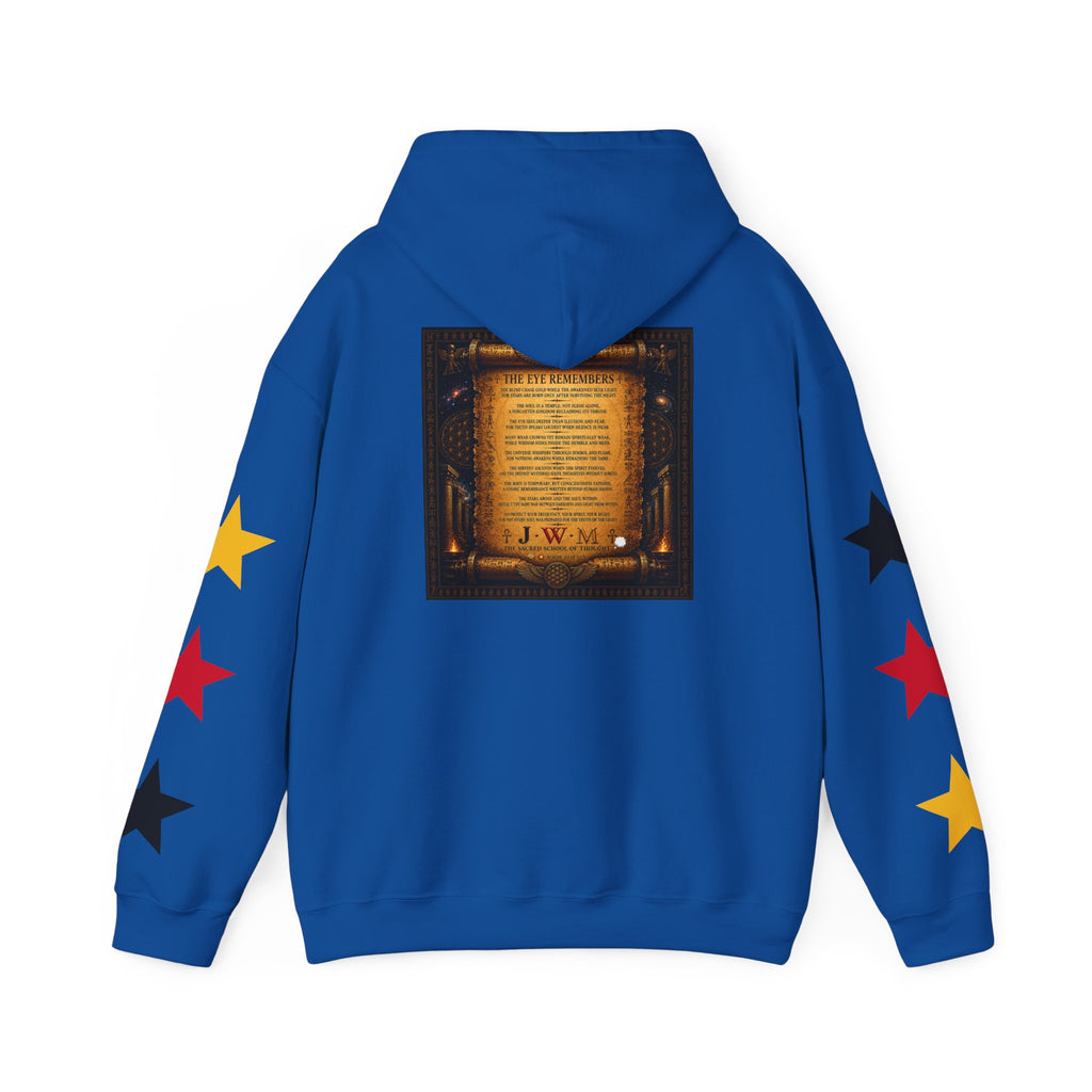 Eye of Providence Star Sleeve Hoodie — Vintage Occult Symbol Pullover