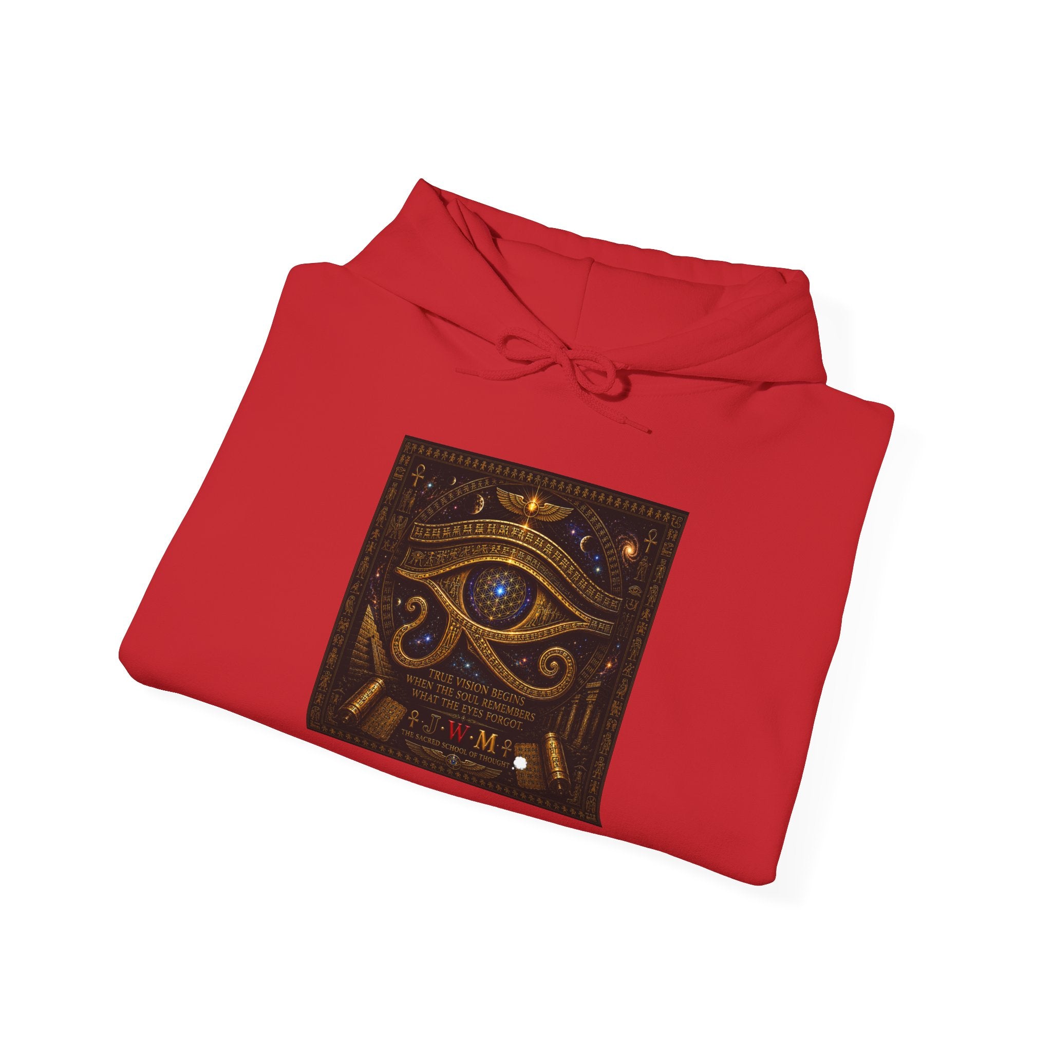 Eye of Providence Star Sleeve Hoodie — Vintage Occult Symbol Pullover