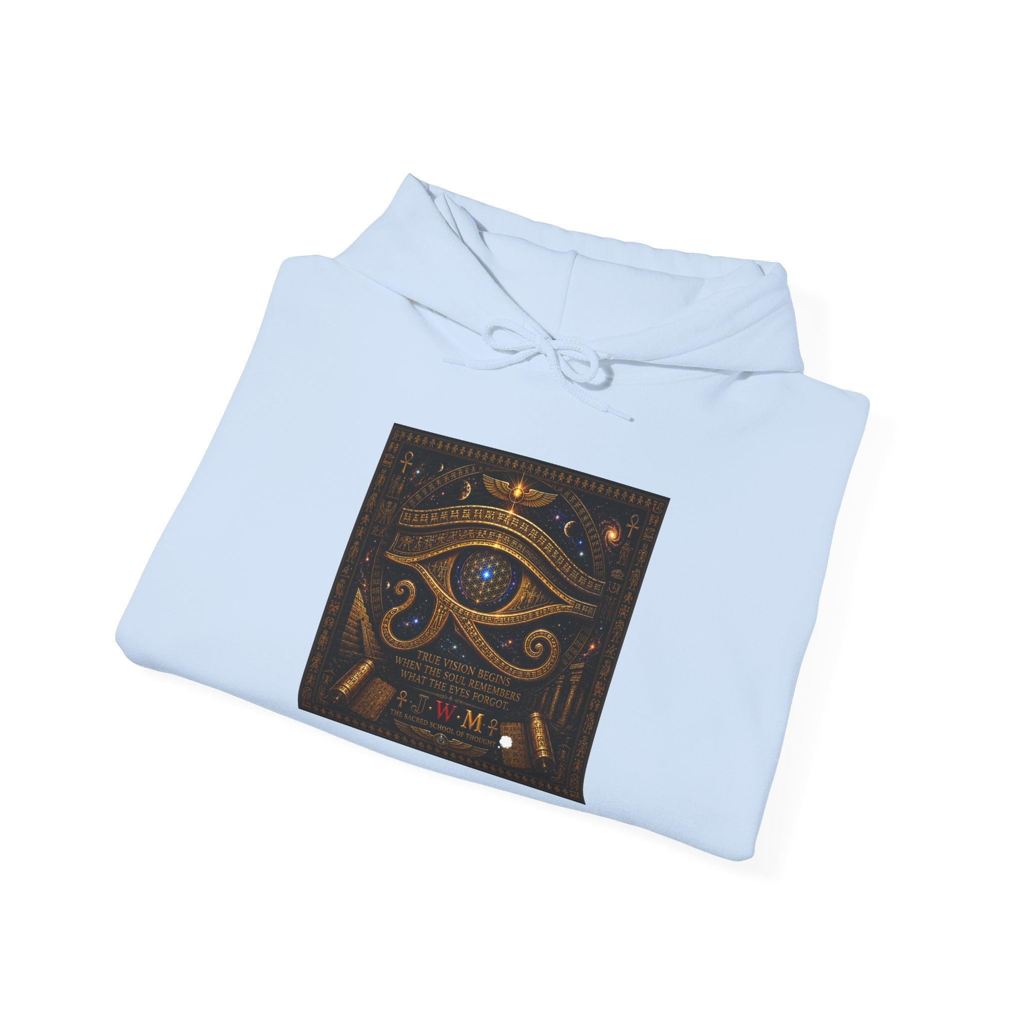 Eye of Providence Star Sleeve Hoodie — Vintage Occult Symbol Pullover