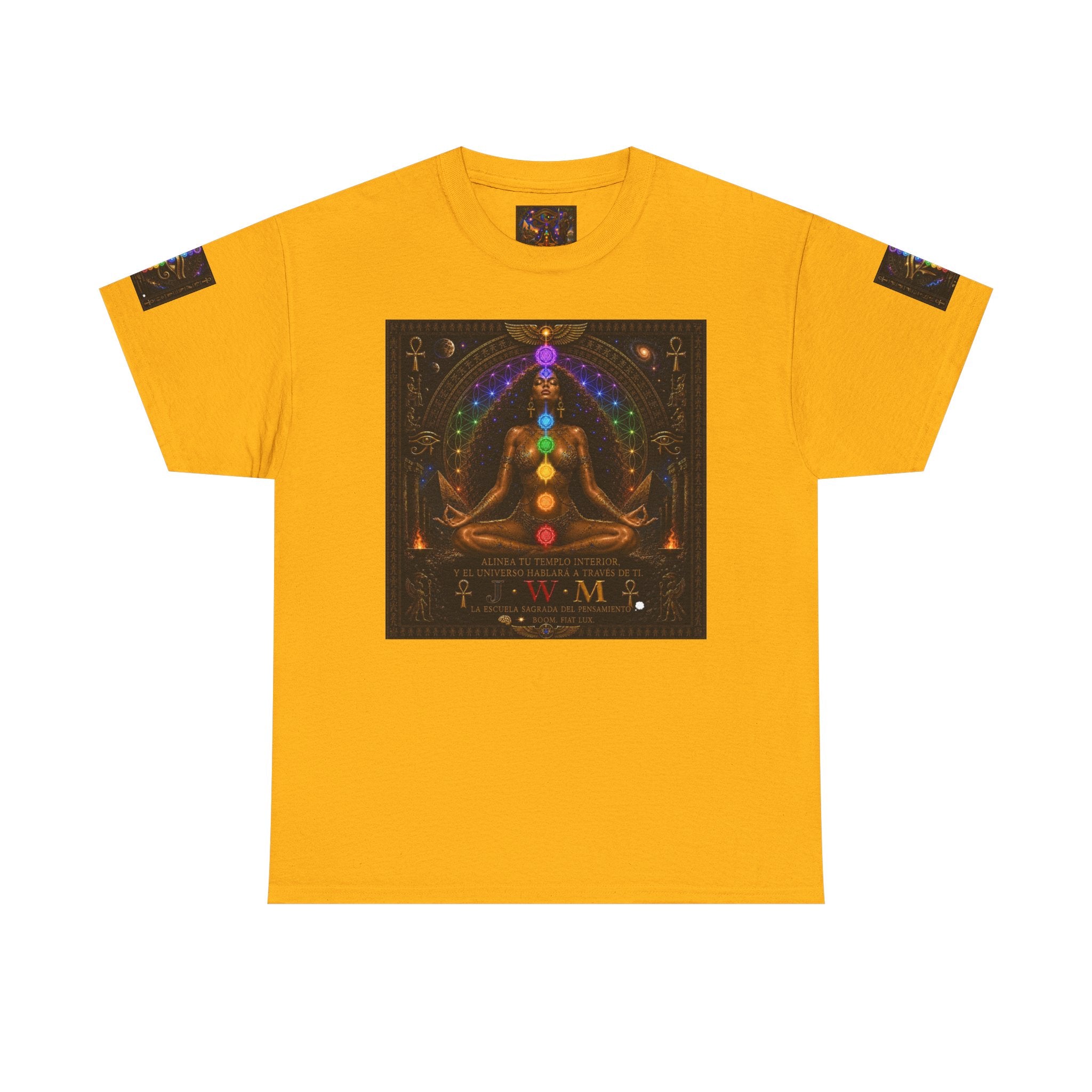 Chakra Meditation T-Shirt — Colorful Yoga Energy Alignment Tee
