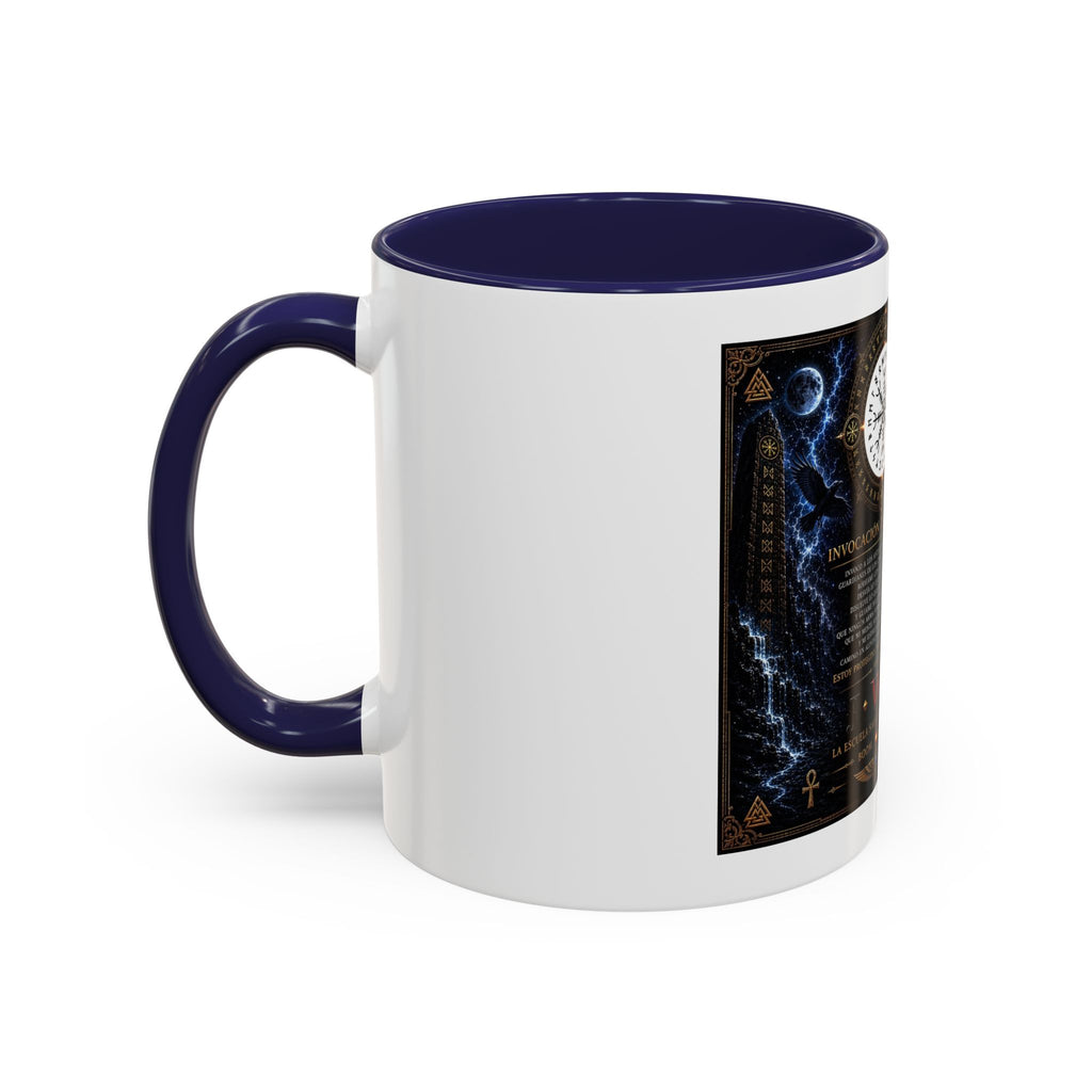 Vegvísir Protection Coffee Mug — Nordic Runic Compass Design (11/15oz)